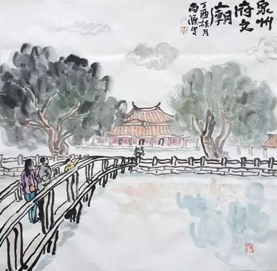 快来瞅瞅咱厝人画的古泉州(刺桐)史迹16景,你会为他点赞吗?