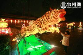 元宵花灯提前亮相 泉州府文庙